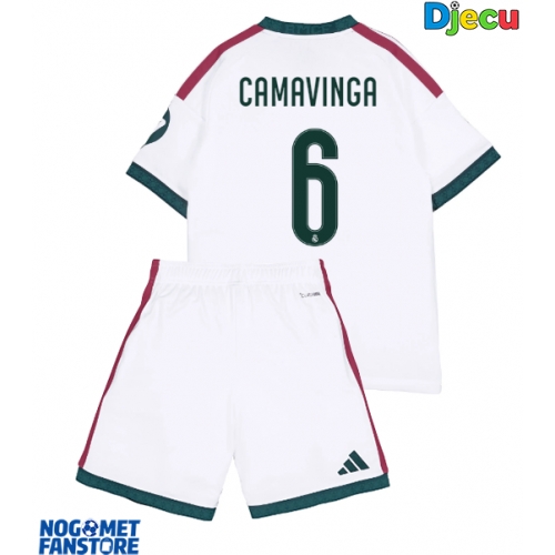 Real Madrid Eduardo Camavinga #6 Domaci Dres za djecu 2026-27 Kratak Rukav (+ Kratke hlače)